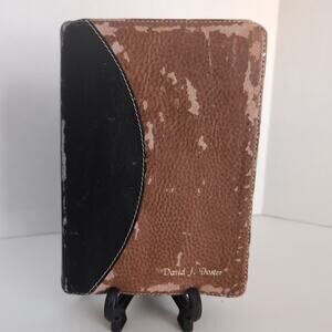 NIV Study Bible Zondervan Italian Duo Tone Black Brown